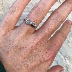 SOLD Kays 10K Diamond ring infinity symbol
